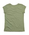 Dames T-shirt Biologisch Roll Sleeve Mantis M81 soft olive